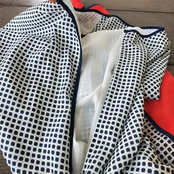 Adrianna Papell Patterned Sleeveless Color Block Shift Dress Size 10 - Picture 7 of 8